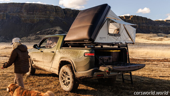 La Nueva Carpa Rígida De Rivian Convierte Tu R1 En Un Hogar Sobre Ruedas, Si Puedes Permitírtelo | Carscoops